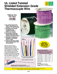 Thumbnail of document Data Sheet - EXPP-RS-20-TWSH-UL-1000 UL Twisted Shielded Thermocouple Duplex Extension Wire